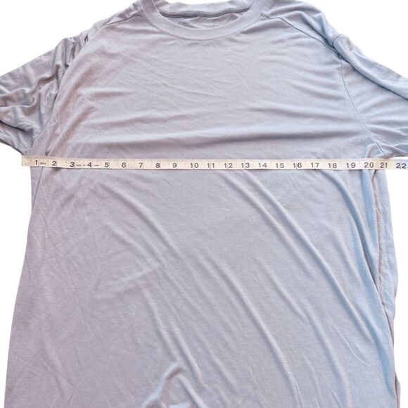 Free Fly Men's Crew Neck Comfort On Adventure Out Performance Bamboo Tee Blue XL - Picture 8 of 10